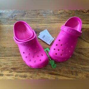 Crocs Women's - Baya Clogs, Slip On Shoes, Waterproof Sandals, Bright Pink, S 11